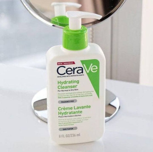 CeraVe Hydrating Cleanser – For Normal to Dry Skin (236ml / 473ml)