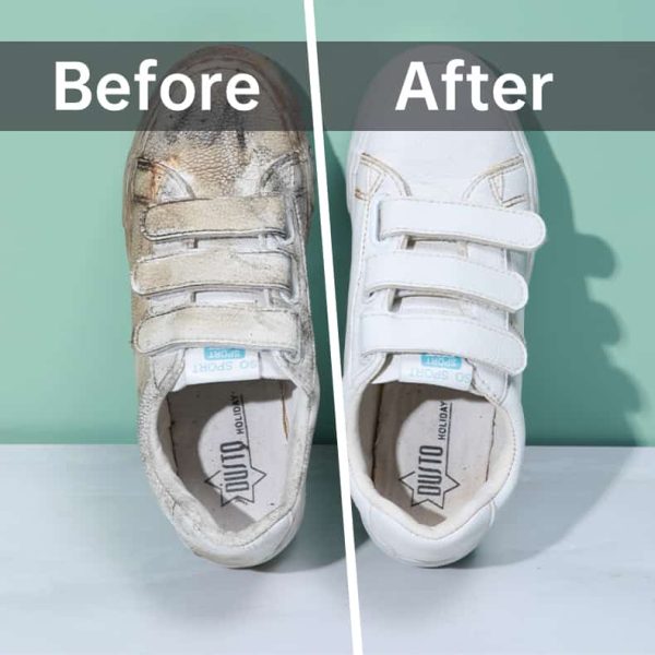 Shoe shine wipes cleaning